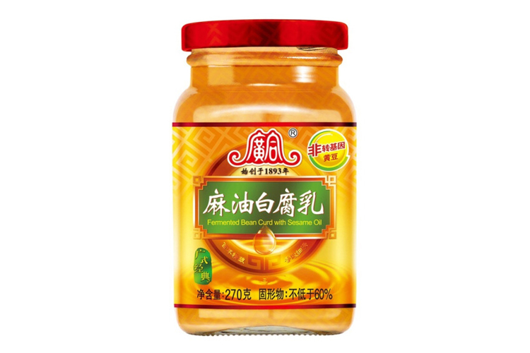 GUANG HE WHITE BEAN CURD SESAME OIL 270G